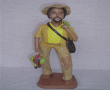 estatueta de cerâmica