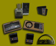 Carteira, cintos e perfumes