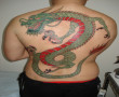 Fechamento de costas! Dragao terminado